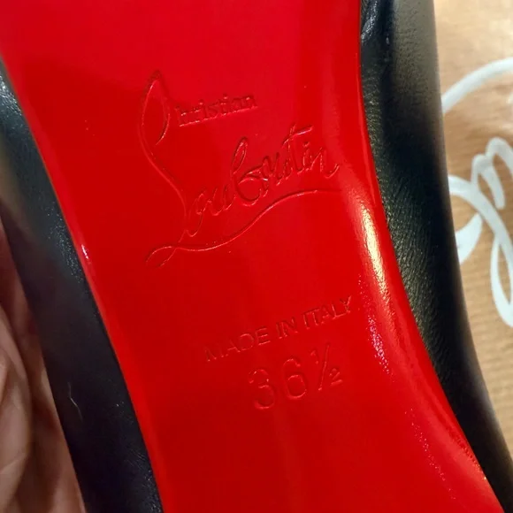 ✨ Christian Louboutin Rare & Retired Pigalle Plato 36.5  — 6.5 - Picture 3 of 13